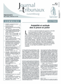 Couverture du livre : Journal des tribunaux Luxembourg (J.T.L.) –  - sur www.promoculture.lu