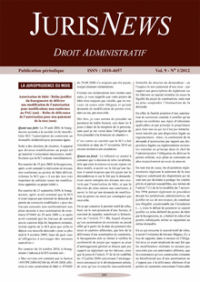 Couverture du livre : Jurisnews – Droit administratif –  - sur www.promoculture.lu