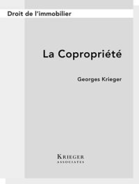 Couverture du livre : La copropriété – 9789995972042 - sur www.promoculture.lu