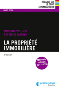 Couverture du livre : La propriété immobilière – 9782879749976 - sur www.promoculture.lu