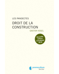 Couverture du livre : Droit de la construction – 9782879981116 - sur www.promoculture.lu
