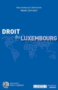 Couverture du livre : Droit du Luxembourg – 9782275052939 - sur www.promoculture.lu