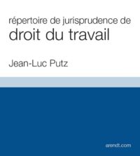 Couverture du livre : Répertoire de jurisprudence de droit du travail 2025 –  - sur www.promoculture.lu