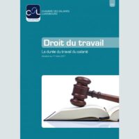 Couverture du livre : La durée du travail du salarié – 9782919888207 - sur www.promoculture.lu