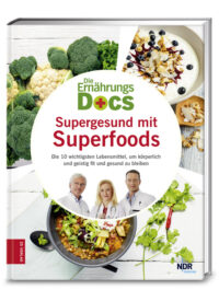 Couverture du livre : Die Ernährungs-Docs – Supergesund mit Superfoods – 9783898838849 - sur www.promoculture.lu
