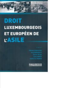 Couverture du livre : Droit luxembourgeois et européen de l&rsquo;asile – 9782879782140 - sur www.promoculture.lu