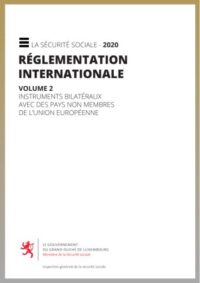 Couverture du livre : Réglementation internationale – Volume 2 – 2020 – 9782495235600 - sur www.promoculture.lu
