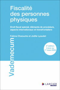 Couverture du livre : Fiscalité des personnes physiques – 9782879989952 - sur www.promoculture.lu