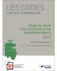 Couverture du livre : Code de droit international privé luxembourgeois – 9782879987149 - sur www.promoculture.lu