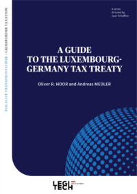 Couverture du livre : A guide to the Luxembourg-Germany tax treaty – 9782919814404 - sur www.promoculture.lu