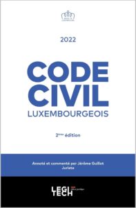 Couverture du livre : Code Civil luxembourgeois 2022 (annoté et commenté) – 9782919814435 - sur www.promoculture.lu