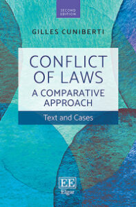 Couverture du livre : Conflict of Laws – 9781839106545 - sur www.promoculture.lu