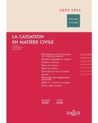 Couverture du livre : La cassation en matière civile 2023/2024 – 9782247207770 - sur www.promoculture.lu