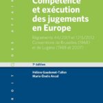competence-et-execution-des-jugements-en-europe-9782275110349