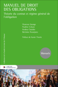 Couverture du livre : Manuel de droit des obligations – 9782807943346 - sur www.promoculture.lu