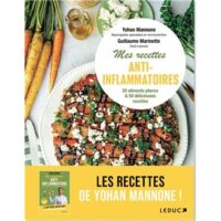 Couverture du livre : Mes recettes anti-inflammatoire – 9791028530419 - sur www.promoculture.lu