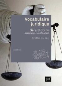 Couverture du livre : Vocabulaire juridique – 9782130891949 - sur www.promoculture.lu