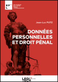Couverture du livre : Données personnelles et droit pénal – 9782919826148 - sur www.promoculture.lu