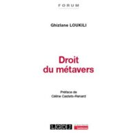 Couverture du livre : Droit du métavers – 9782275133591 - sur www.promoculture.lu