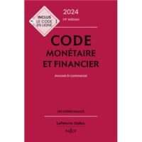 Couverture du livre : Code monétaire et financier 2024 – 9782247229772 - sur www.promoculture.lu