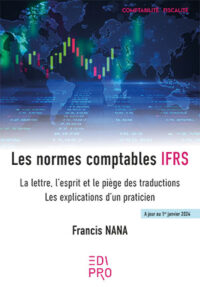Couverture du livre : Les normes comptables IFRS – 9782874965203 - sur www.promoculture.lu