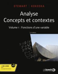 Couverture du livre : Analyse. Concepts et contextes – 9782807358072 - sur www.promoculture.lu