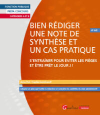 Couverture du livre : Bien rédiger une note de synthèse et un cas pratique – 9782297268240 - sur www.promoculture.lu