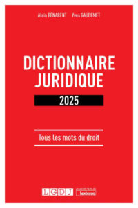Couverture du livre : Dictionnaire juridique 2025 – 9782275153056 - sur www.promoculture.lu