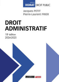 Couverture du livre : Droit administratif – 9782275151014 - sur www.promoculture.lu