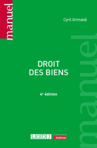 Couverture du livre : Droit des biens – 9782275150857 - sur www.promoculture.lu