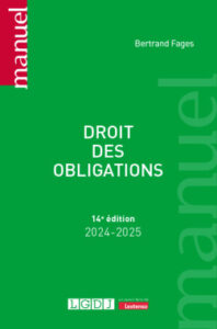 Couverture du livre : Droit des obligations – 9782275150871 - sur www.promoculture.lu