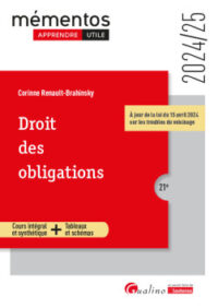 Couverture du livre : Droit des obligations – 9782297260213 - sur www.promoculture.lu
