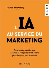 Couverture du livre : L’IA au service du marketing – 9782100870141 - sur www.promoculture.lu