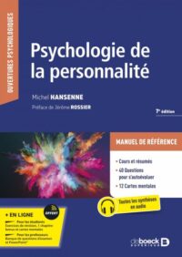 Couverture du livre : Psychologie de la personnalité – 9782807359505 - sur www.promoculture.lu