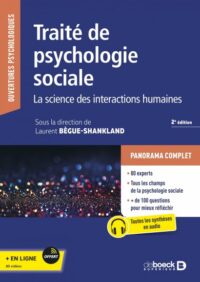 Couverture du livre : Traité de psychologie sociale – 9782807341388 - sur www.promoculture.lu