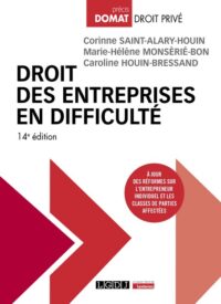 Couverture du livre : Droit des entreprises en difficulté – 9782275143842 - sur www.promoculture.lu