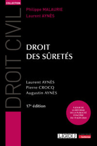 Couverture du livre : Droit des sûretés – 9782275143101 - sur www.promoculture.lu