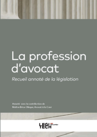 Couverture du livre : La profession d’avocat – 9782919826360 - sur www.promoculture.lu