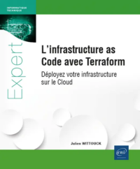 Couverture du livre : L’infrastructure as Code avec Terraform – 9782409046629 - sur www.promoculture.lu
