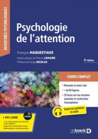 Couverture du livre : Psychologie de l’attention – 9782807358997 - sur www.promoculture.lu