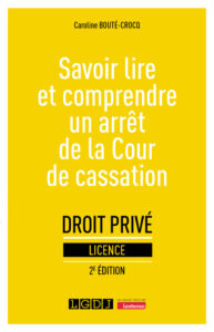 Couverture du livre : Savoir lire et comprendre un arrêt de la Cour de cassation – 9782275153001 - sur www.promoculture.lu