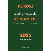 Couverture du livre : Dorosz Guide pratique des médicaments 2025 – 9782224036904 - sur www.promoculture.lu