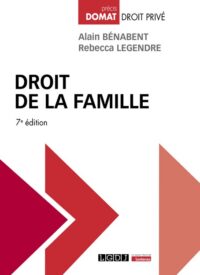 Couverture du livre : Droit de la famille – 9782275130569 - sur www.promoculture.lu