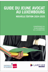 Couverture du livre : Guide du jeune avocat au Luxembourg – 9782879988801 - sur www.promoculture.lu