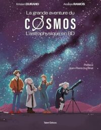 Couverture du livre : La grande aventure du cosmos – 9782378154127 - sur www.promoculture.lu