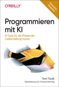 Couverture du livre : Programmieren mit KI – 9783960092582 - sur www.promoculture.lu