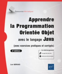 Couverture du livre : Apprendre la Programmation Orientée Objet avec le langage Java – 9782409047428 - sur www.promoculture.lu