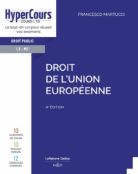 Couverture du livre : Droit de l&rsquo;Union européenne – 9782247223992 - sur www.promoculture.lu
