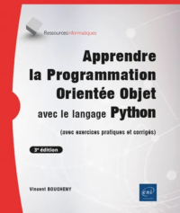 Couverture du livre : Apprendre la Programmation Orientée Objet avec le langage Python – 9782409048227 - sur www.promoculture.lu