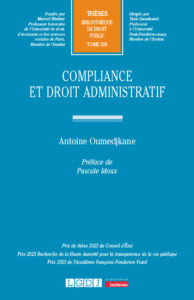 Couverture du livre : Compliance et droit administratif – 9782275154541 - sur www.promoculture.lu